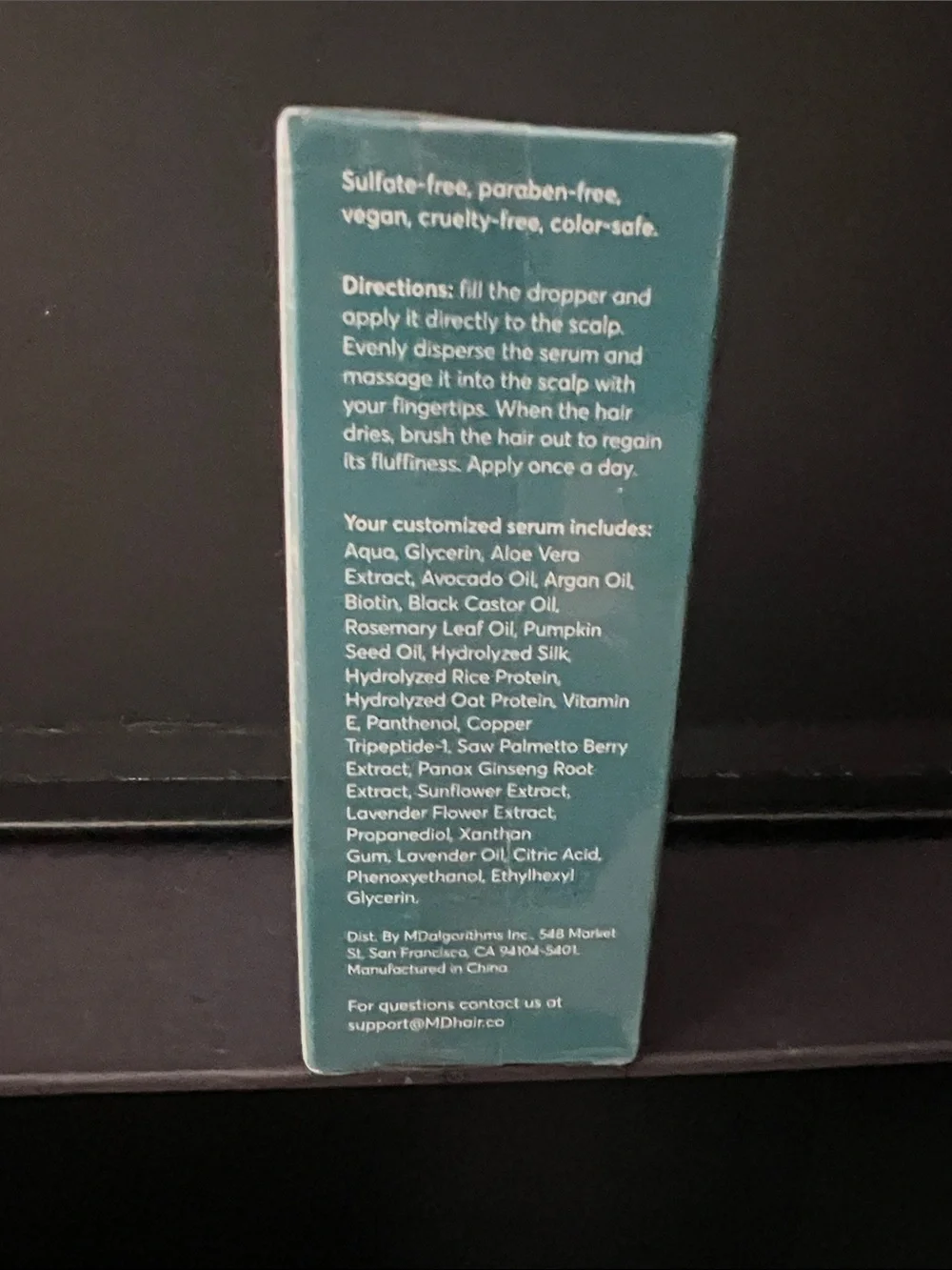 Customized Hair Care Serum - Restore (Teal)